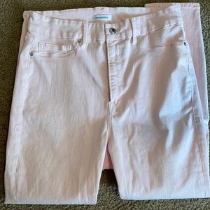 Light pink, Good American, good waist crop size 16